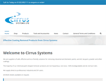 Tablet Screenshot of cirrus-systems.co.uk